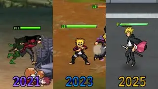 Evolution of Naruto Senki Storm 1-XVIII + Anime Senki | Mod by John MOD SENKI 2021-2025