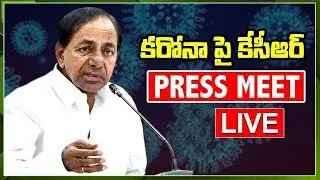 CM KCR addressing media on Corona Virus situation in Telangana at Pragathi Bhavan