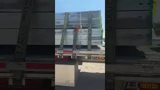 Solar Farm I Beams Securement. #flatbedgang #hmdtrucking #loadsecurement