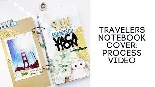 Cocoa Daisy // Travelers Notebook // Cover Process Video // Memory Keeping