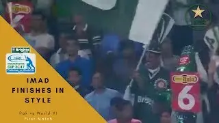 SIX! 19.6 Thisara Perera to Imad Wasim - Independence Cup 2017 | PCB