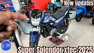 2025 Hero New super Splendor Xtec 125cc Bs6 Model|🔥3 big updates |on road price Hindi review 😊💕