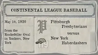 New York Haberdashers vs Pittsburgh Presbyterians - May 10, 1920