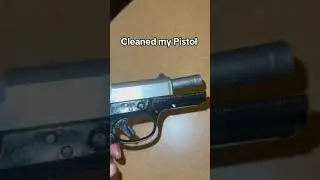 Cleaned My Pistol Like a Pro 🔫 | Gun Maintenance #Shorts