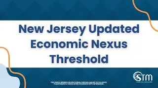 New Jersey Updated Economic Nexus Threshold