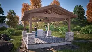 OPTION 3 - 16'X20' GABLE COVER