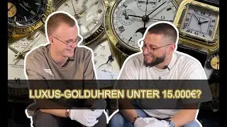 GOLD-Luxusuhren unter 15.000 &euro; - Breitling, Cartier, Rolex , Omega, IWC