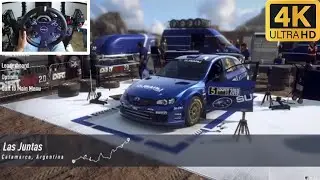 Dirt Rally 2.0 Las Juntas Argentina - Subaru Wrx Sti Hatback - Moza Sterring Wheel Gameplay