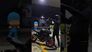 Pocoyo bailando con la MT10 #pocoyo #mt10 #trend #biker