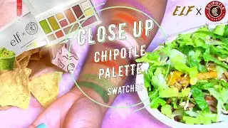 E.L.F x Chipotle Palette CLOSE UP swatches l NelleDoingThings!