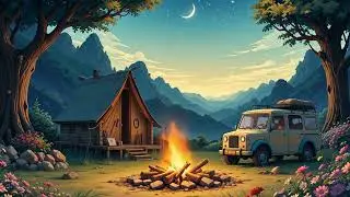 Moonlight Lofi   Chill Car & Campfire Beats