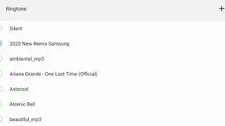 Samsung Galaxy note 10 All ringtones