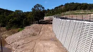 Crib Wall 2 at Weemala Estate, Boolaroo , NSW