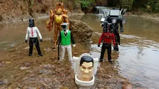 Hunting SKIBIDI TOILET di Sungai..Tv man,Tv woman,Speakerman,Cameraman,Clockman,Gman