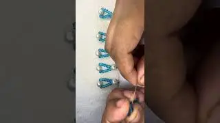#beginnersstitch #sareeaccessories #diynstitch #sareekuchu #craft #handbroidery #sareedecoration