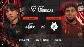 100T vs. G2 - VCT Americas Kickoff - W1D4 - Map 01