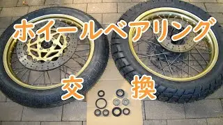 ホイールベアリング交換 【TDR250】 Motorcycle Restoration: Yamaha TDR250