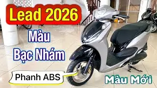 Honda Lead 2026 Màu Bạc Nhám ABS | Cơ hội quay số trúng Wave Alpha và nhiều quà tặng khác #lead2026