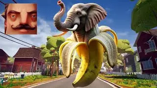 Hello Neighbor - My New Neighbor Elefantucci Bananucci Final History Gameplay Walkthrough