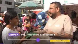 Comerciantes de San Victorino se unieron para alegrar la Navidad de niños y niñas | Actualidad
