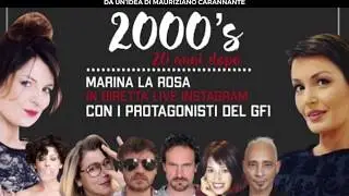 I RAGAZZI DEL GRANDE FRATELLO 1 “PER 2000’s 20 Anni dopo” sorpresa a Marina La Rosa