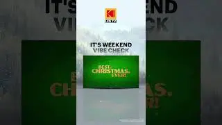 Chillin' into the weekend vibe with Christmas movies on my Kodak TV - a binge-watch delight!
