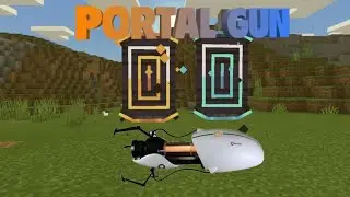 Манкрафт пе два мода на portal gun 1.14x-1.16x! #PortalGun #маинкрафтПе #моды #ТоповыеМоды