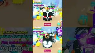 Titanic Nightmare Cat 😱 or Titanic Nightmare Corgi in Pet Simulator 99? #shorts #petsim99 #roblox
