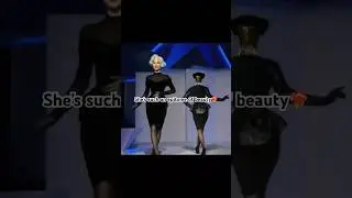 Eva Herzigov&aacute; Owns Mugler 👑 #shorts #fashion #90ssupermodel #mugler