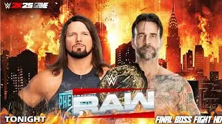 CM Punk vs AJ Styles Wrestling Match
