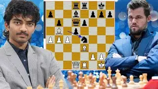 Gukesh’s Tactical Genius vs Magnus Carlsen