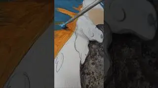 sad story 😭 #artprocess #artshorts  #shorts #art #artist #dog #sad #illustrative #beautiful