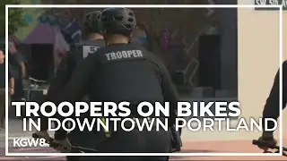 Oregon State Police troopers will join Portland Police Bureau patrols downtown