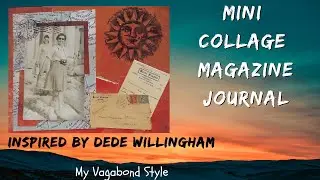 Mini Collage Magazine Journal