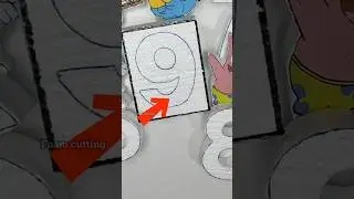 decoration Foam Cutting #asmr #styrofoam #foamcutting #shorts