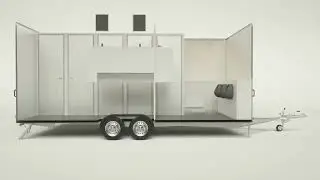WC-Express Business Toilettenwagen | Toilettrailer | Toilettenanh&auml;nger