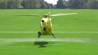East Anglian Air Ambulance at Holkham Hall, Norfolk
