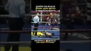 Donnie Ahas Nietes 3x pinagapang ang Mexican challenger #youtubeshorts #shortsvideo