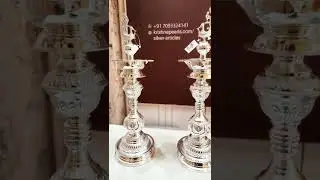 Latest Beautiful Silver Pooja Articles Collections 2022 / Krishna Jewellers Pearls & Gems