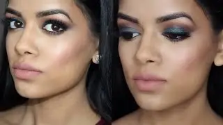 Teal Eyes and Nude Lips Tutorial: Full Glam