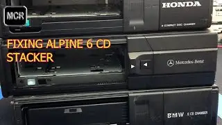 How To Repair Car Alpine  6 Stacker Mechanism Not Loading Properly, not reading disc,magazine stuck