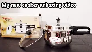 Unboxing Video | New  Stainless Steel Cooker |Butterfly Stainless Cooker | Ziya's Kitchen
