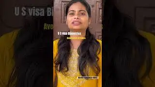 US visa biometrics with parents in తెలుగు #usvisa #trending #usvisaprocess #biometricsintelugu #like