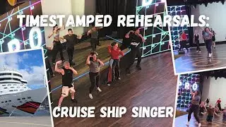 Timestamped Rehearsal Day of a Cruise Ship Singer - AIDAluna | Kate & J&ouml;rn