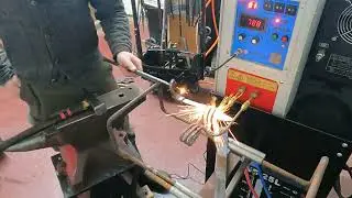Forging a Knife with an Induction Forge