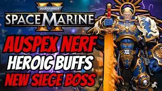 HUGE Auspex Burn Nerf and Heroic+Weapon Buffs and PVP Changes in Space Marine 2 Patch 14 PTS Notes