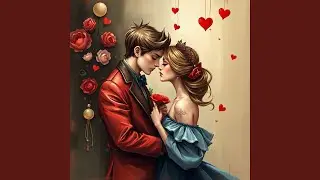 Looking into each other's eyes without saying a word