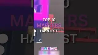 Top Ten Hardest Markers (in my opinion) #shorts #roblox #findthemarkersupdate #findthemarkers #edit