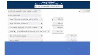P19-04A preparing a cost of goods manufactured schedule