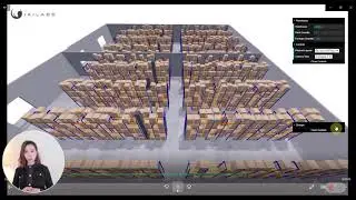 3D Inventory - Viewing warehouse inventory in real-time 3D